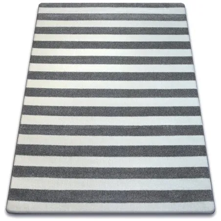 Teppich SKETCH - F758 grau/weiß - Gestreift