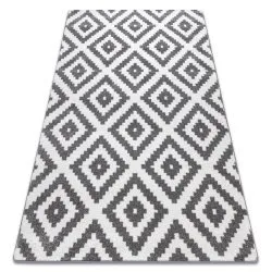 Teppich SKETCH - creme/grau - Quadrate