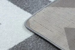 Teppich SKETCH - FA66 grau/weiß - Zickzack