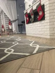 Teppich SKETCH - F934 grau /creme trellis