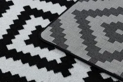 Teppich SKETCH - F998 creme/schwarz - Quadrate