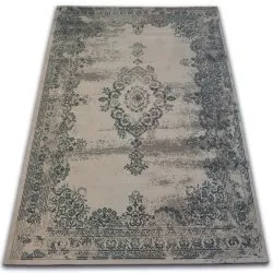 Teppich VINTAGE Rosette grau