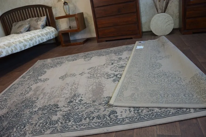 Teppich VINTAGE Rosette 22206/085 grau