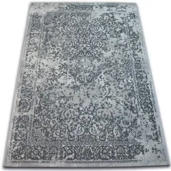 Teppich VINTAGE grau klassische Rosette