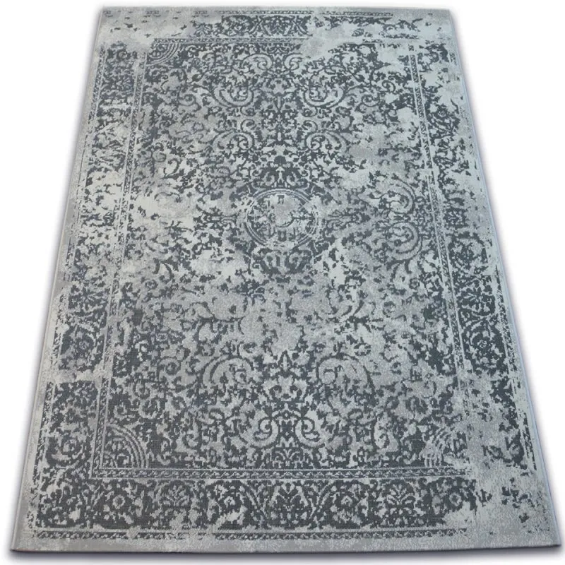 Teppich VINTAGE 22208/356 grau klassische Rosette