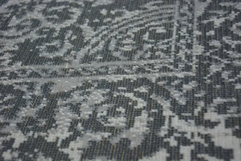 Teppich VINTAGE 22208/356 grau klassische Rosette