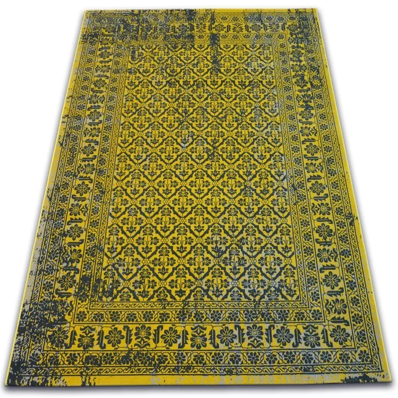 Teppich VINTAGE Blumen 22209/025 gelb