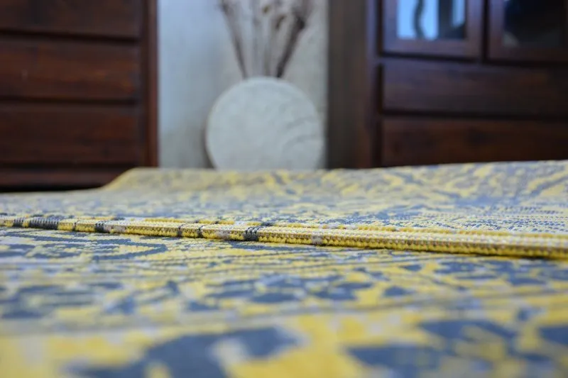 Teppich VINTAGE Blumen 22209/025 gelb