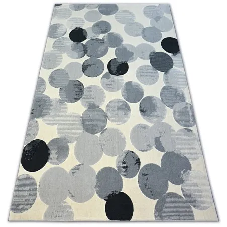 Teppich SCANDI 18461/752 - Ring creme grau schwarz