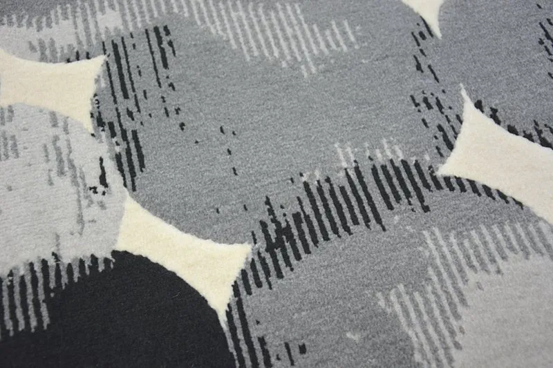 Teppich SCANDI 18461/752 - Ring creme grau schwarz
