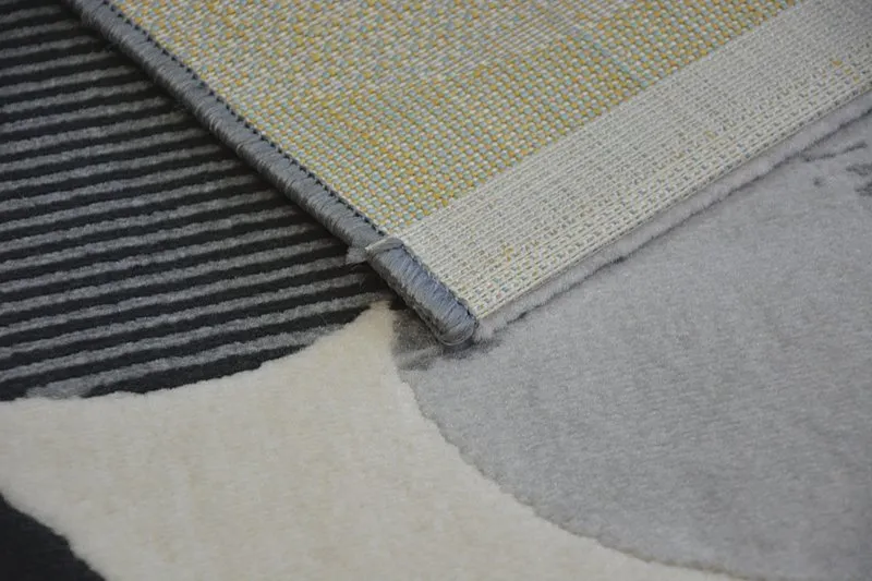 Teppich SCANDI 18461/752 - Ring creme grau schwarz