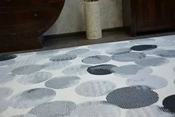 Teppich SCANDI 18461/752 - Ring creme grau schwarz