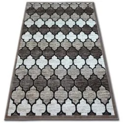 Teppich ACRYL YAZZ Dunkelbeige/Lachs Trellis