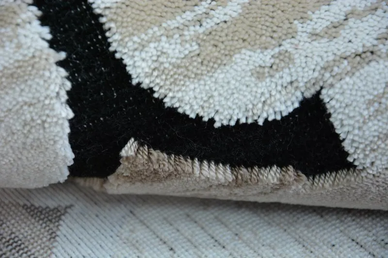 Teppich ACRYL YAZZ 3766 Dunkelbeige/Lachs Trellis