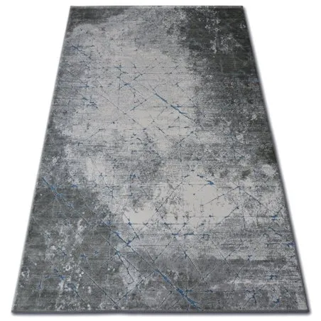 Teppich ACRYL YAZZ 6076 RISSIGER BETON blau / grau