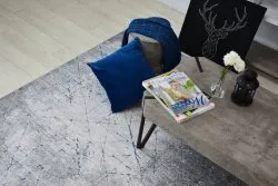Teppich ACRYL YAZZ 6076 RISSIGER BETON blau / grau