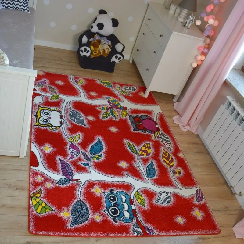 Teppich KIDS Wald rot C427