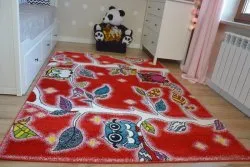 Teppich KIDS Wald rot C427