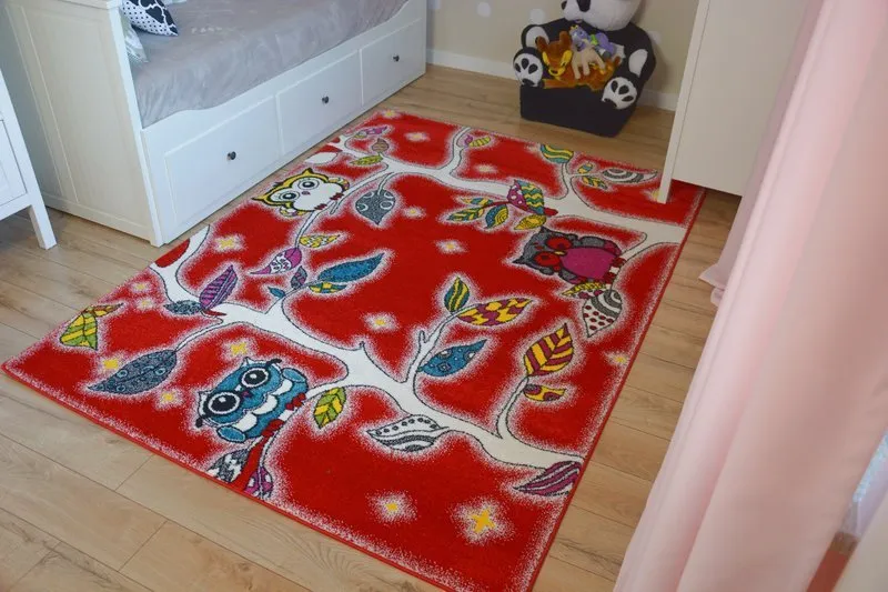Teppich KIDS Wald rot C427
