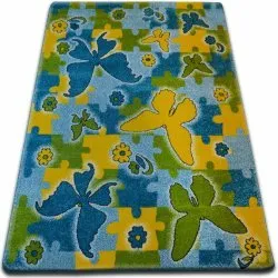 Teppich KIDS Schmetterling blau