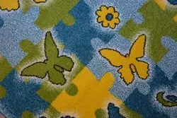 Teppich KIDS Schmetterling blau C429