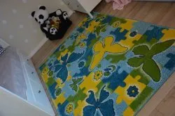 Teppich KIDS Schmetterling blau C429