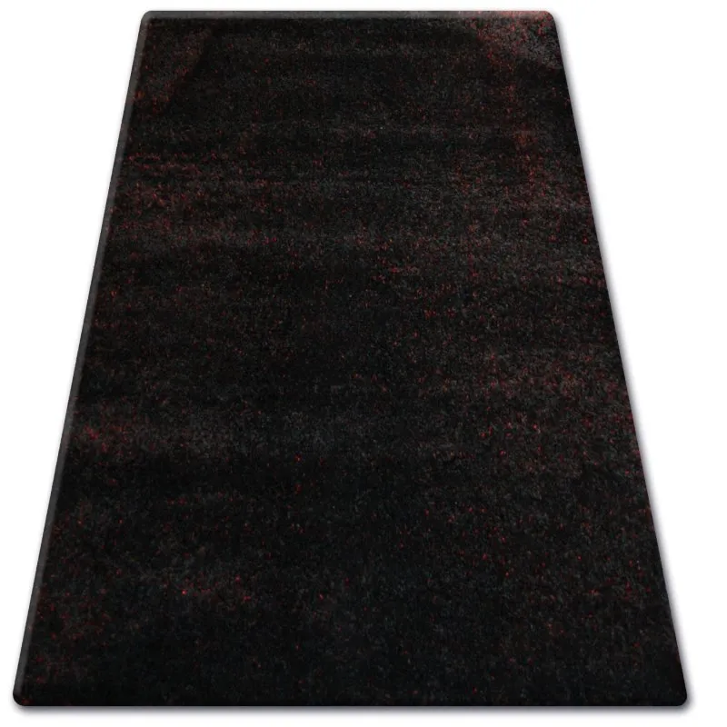Teppich SHAGGY NARIN P901 schwarz und rot