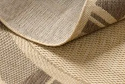 TEPPICH SISAL KREIS FLOORLUX 20195 mais / coffe