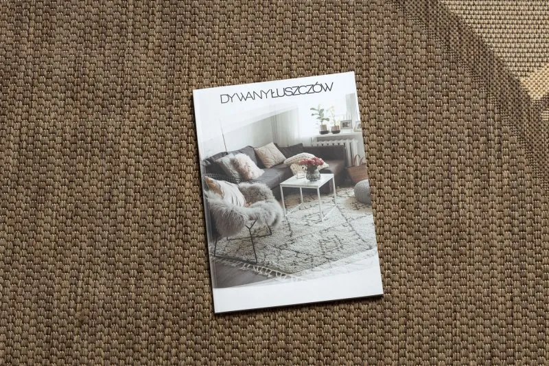 TEPPICH SISAL KREIS FLOORLUX 20195 coffe / mais