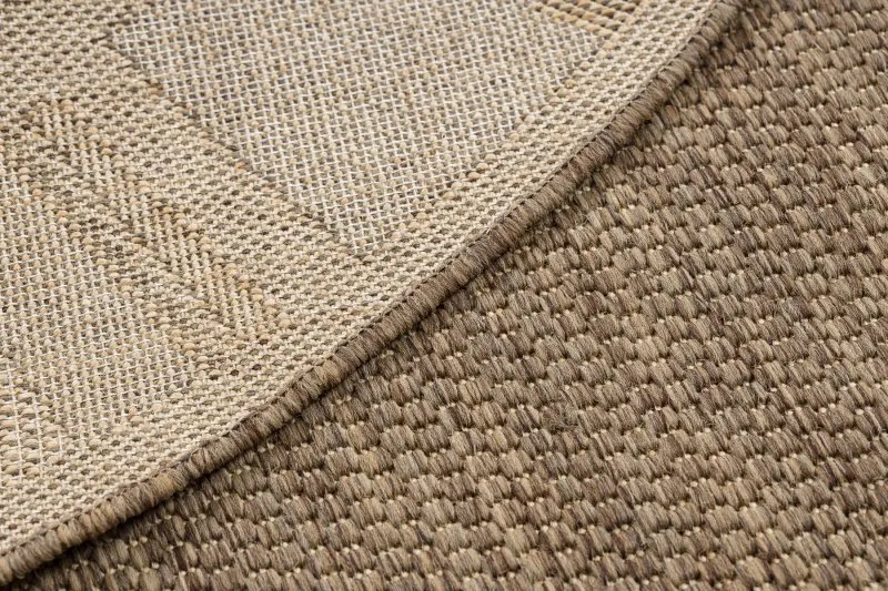 TEPPICH SISAL KREIS FLOORLUX 20195 coffe / mais
