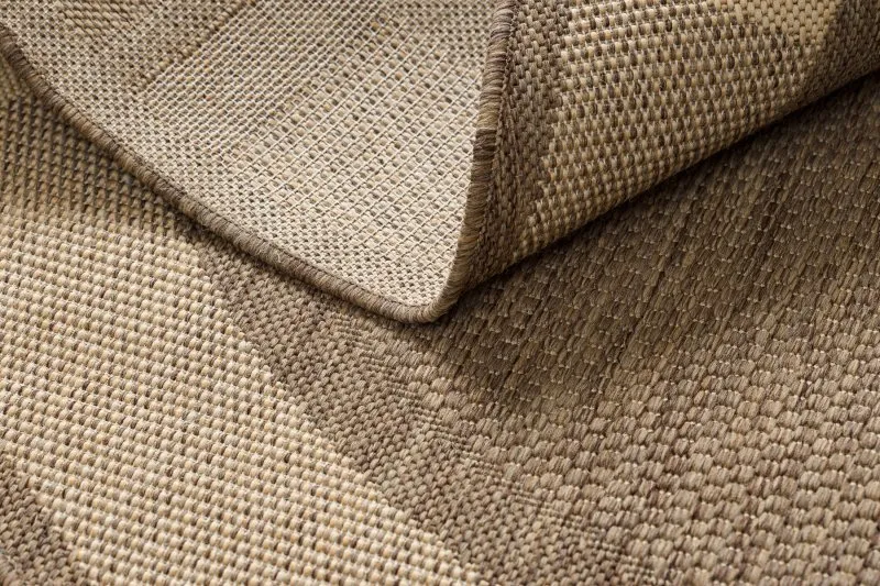 TEPPICH SISAL KREIS FLOORLUX 20195 coffe / mais