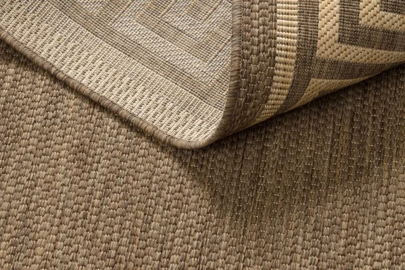 TEPPICH SISAL FLOORLUX 20014 coffe / mais