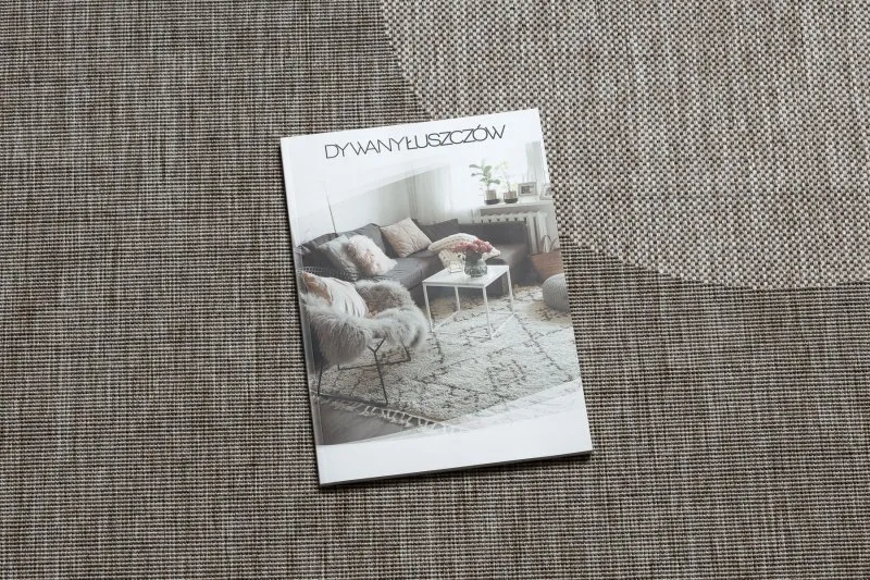 TEPPICH SISAL FLOORLUX 20078 silver / black