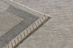 TEPPICH SISAL FLOORLUX 20078 silver / black