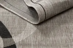 TEPPICH SISAL FLOORLUX 20078 silver / black