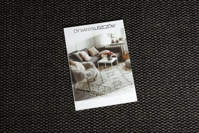 TEPPICH SISAL FLOORLUX 20195 schwarz / silber