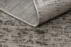 TEPPICH SISAL FLOORLUX 20211 silbern / schwarz
