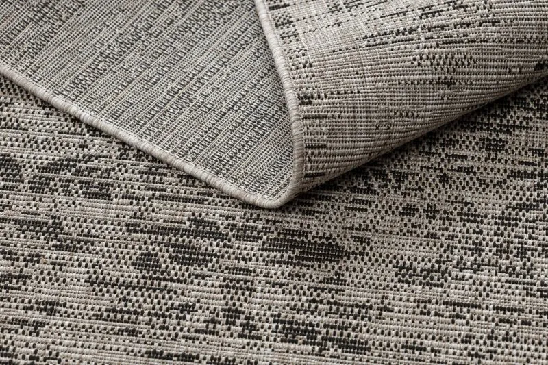 TEPPICH SISAL FLOORLUX 20211 silbern / schwarz