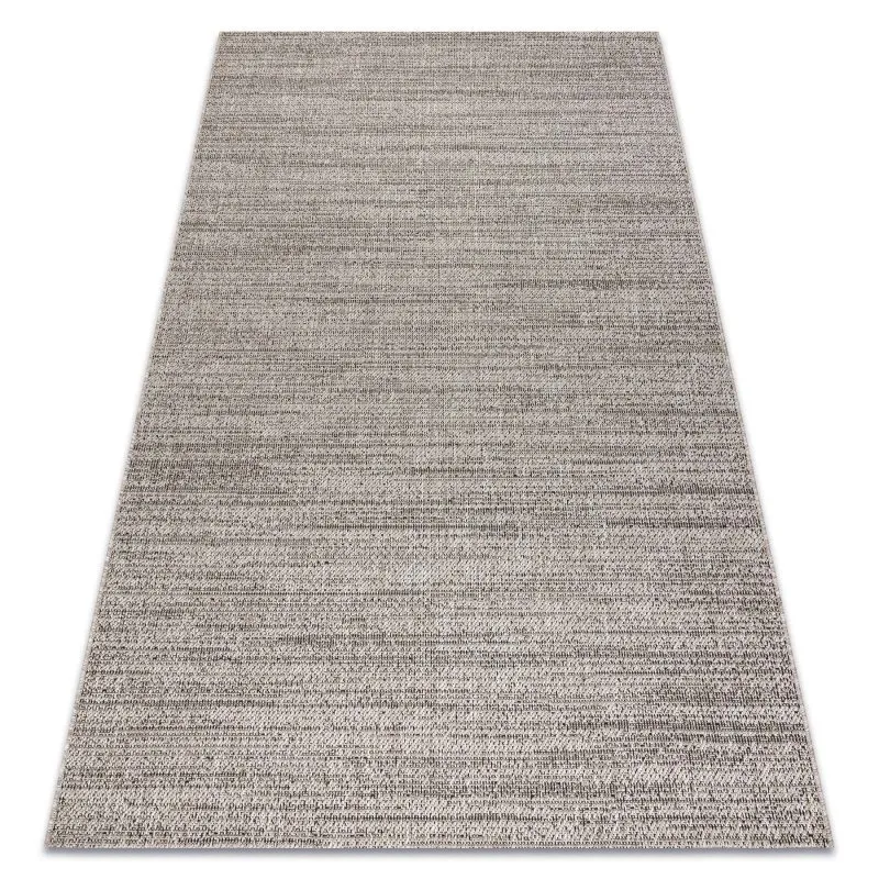 TEPPICH SISAL FLOORLUX 20389 silber / schawarz Melange