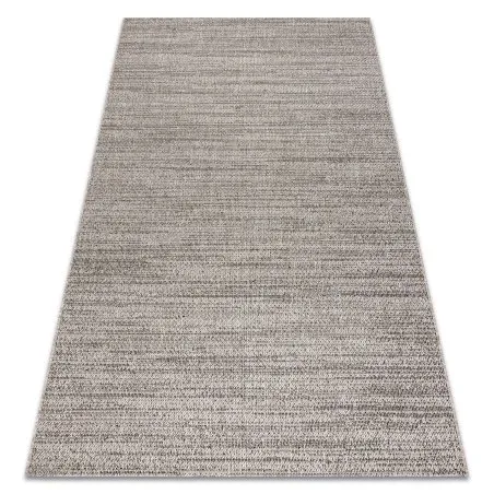 TEPPICH SISAL FLOORLUX 20389 silber / schawarz Melange