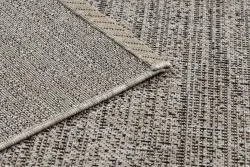 TEPPICH SISAL FLOORLUX 20389 silber / schawarz Melange