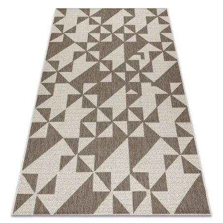 TEPPICH SISAL FLOORLUX 20489 Champagner / taupe DREIECKE