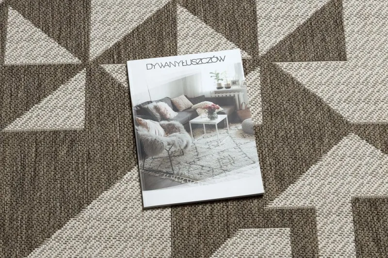 TEPPICH SISAL FLOORLUX 20489 Champagner / taupe DREIECKE