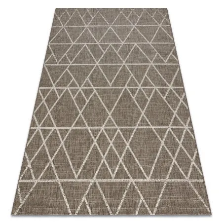 TEPPICH SISAL FLOORLUX 20508 taupe / Champagner DREIECKE