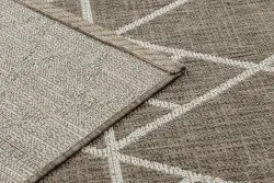 TEPPICH SISAL FLOORLUX 20508 taupe / Champagner DREIECKE