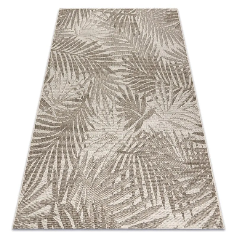 TEPPICH SISAL FLOORLUX 20504 LAUBEN Champagner / taupe JUNGLE