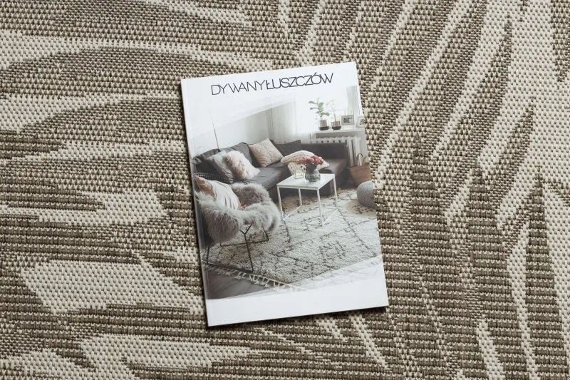 TEPPICH SISAL FLOORLUX 20504 LAUBEN Champagner / taupe JUNGLE