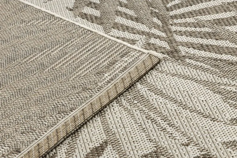 TEPPICH SISAL FLOORLUX 20504 LAUBEN Champagner / taupe JUNGLE