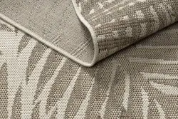 TEPPICH SISAL FLOORLUX 20504 LAUBEN Champagner / taupe JUNGLE
