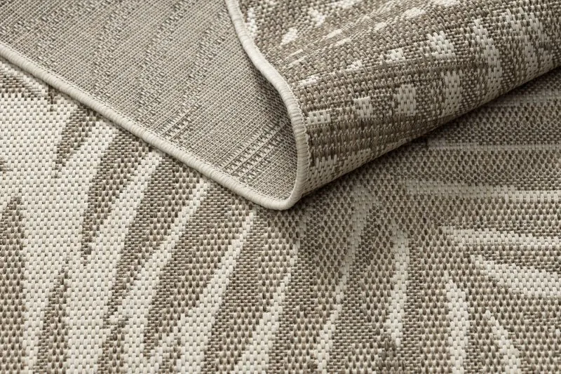 TEPPICH SISAL FLOORLUX 20504 LAUBEN Champagner / taupe JUNGLE